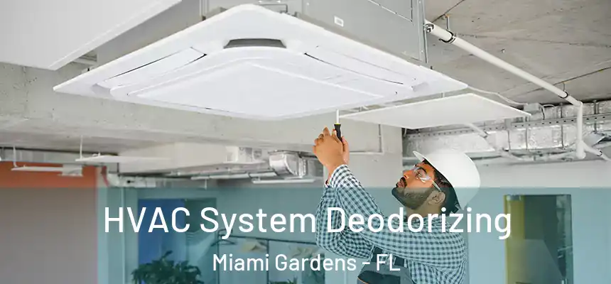HVAC System Deodorizing Miami Gardens - FL